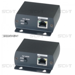 Передача ip-видеосигнала по коаксиальному кабелю SC&T IP01P