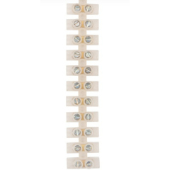 REXANT Клеммная колодка винтовая KВ-10 (4-10 мм²), ток 10 A, полиэтилен белый (ЗВИ) (07-5010)