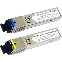 SFP-модули IPTRONIC IPT-SFP S1SC12-G-1550-1310-I + IPT-SFP S1SC12-G-1310-1550-I Kit