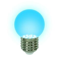 Лампа светодиодная Лампа светодиодная G45 0.65Вт Blue E27 голуб. Uniel 04423